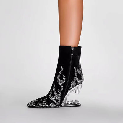 Alessia Wolf Heel Boot