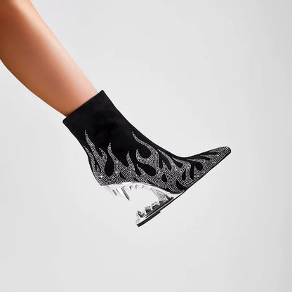 Alessia Wolf Heel Boot