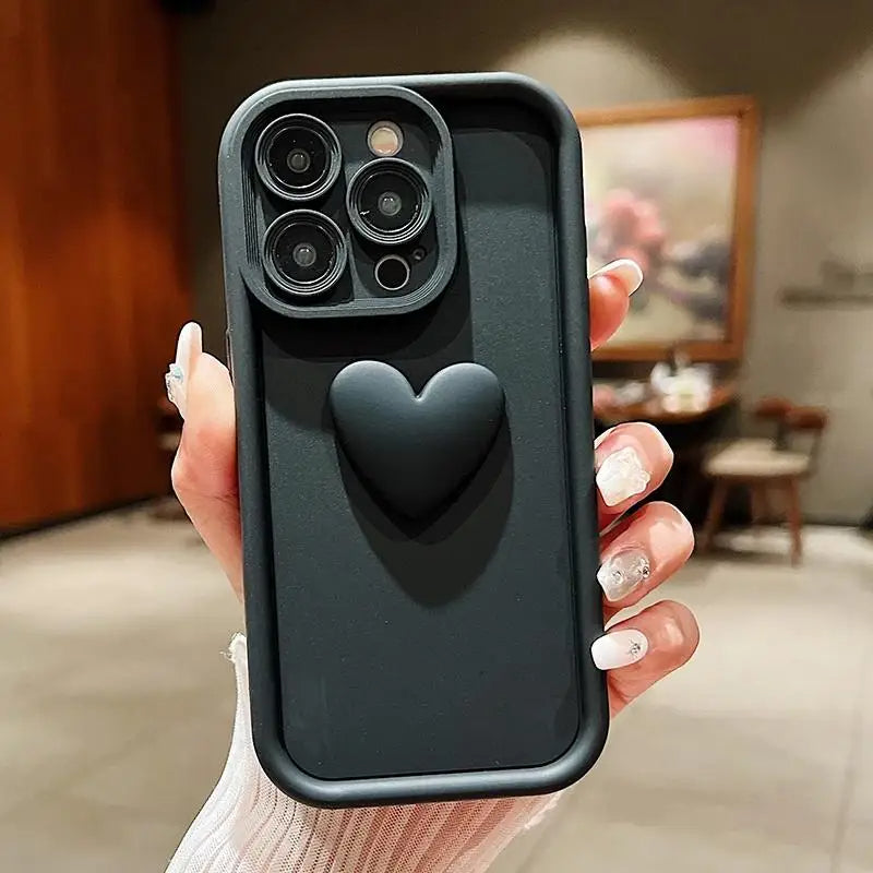 Amelia Heart Grip iPhone Case