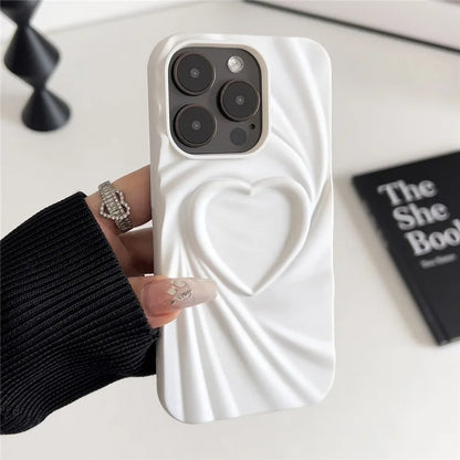 Serena Sculpted Heart Phone Case